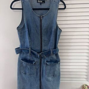Rewash Denim blue Jean dress so cute size M medium
